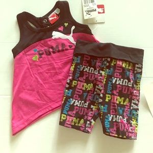 Puma Racer Back Short Set